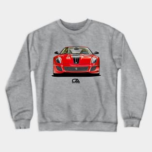 Ferrari 599 GTO Illustration Crewneck Sweatshirt